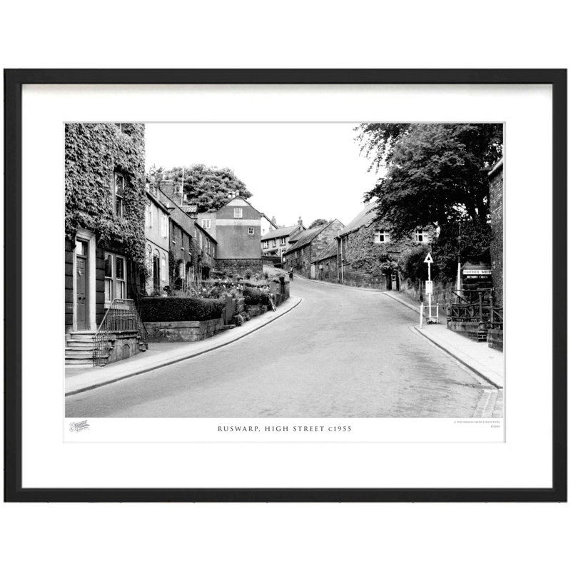 Ruswarp, High Street C1955 by Francis Frith - Single Picture Frame Print, 40cm H x 50cm W x 2.3cm D