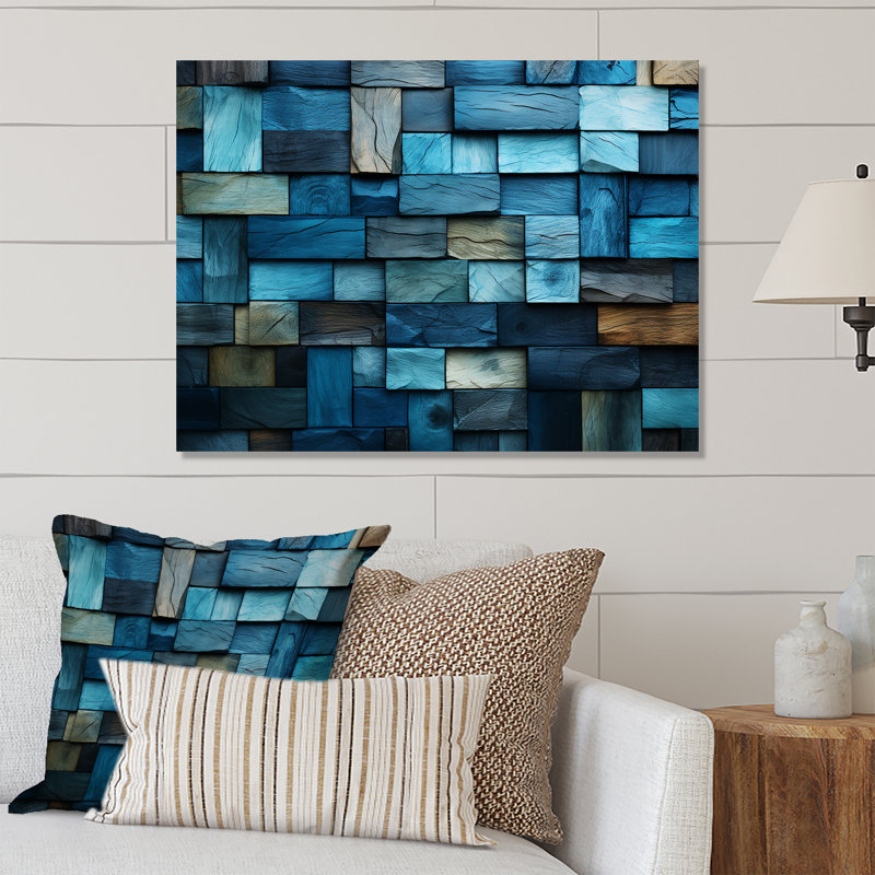 Boho Earth Element Stones Mosaic III - Boho mosaïque murale en métal, art décoratif MT136425, H 12 po x l 20 po x P 1 po