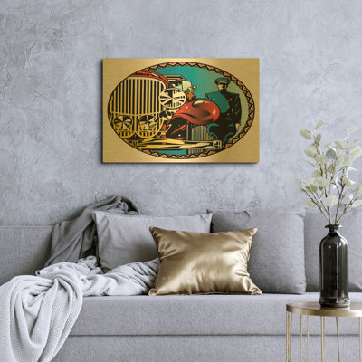 «Valet» par David Chestnutt, art mural en métal doré, 36 po x 24 po