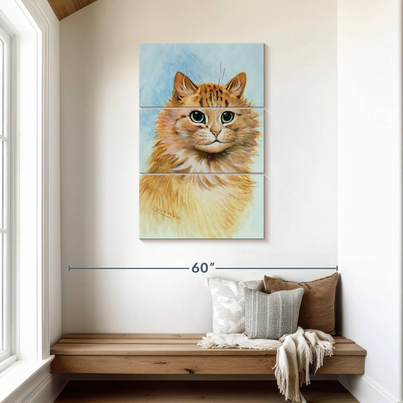 Brampt Ginger Tom, 45" H x 28" W