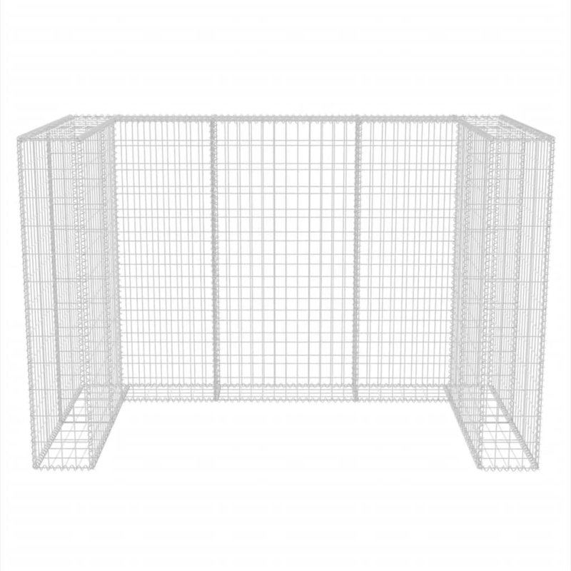 Garbage Can Storage Trash Can Enclosure Galvanized Steel Wire Mesh