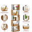 155.5cm H x 38cm W Metal Bookcase-1367166331