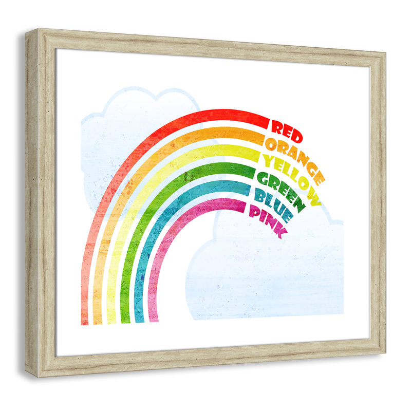 Art sur toile, couleurs, H 24,5 po x l 20,5 po x P 0,6 po, Encadrement beige