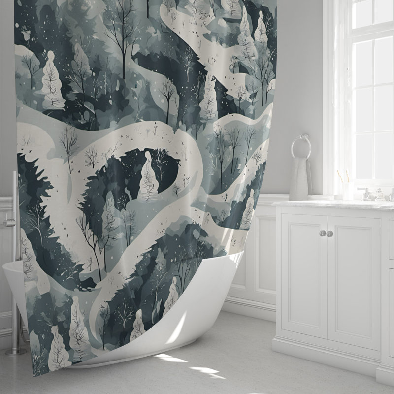 Rideau de douche Ravius, L 70 po x L 72 po