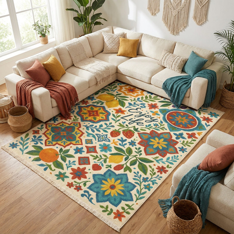 Tapis 7 pi x 10 pi Valencia