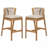Outdoor Wood Barstool