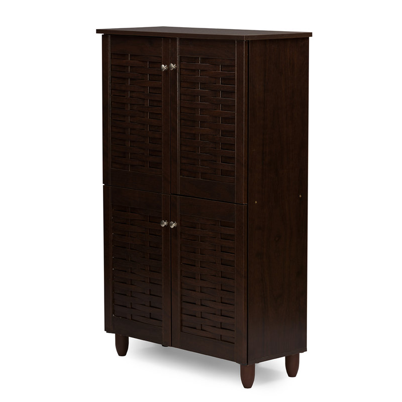 Carnegie 18 Pair Shoe Storage Cabinet