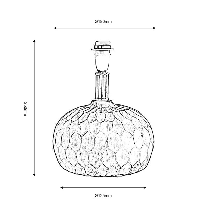 Rola Concrete Lamp Base Lamp, Soft Grey