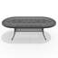 Table de salle à manger en aluminium coulé L 86,22 po x l 42,32 po Tellisford