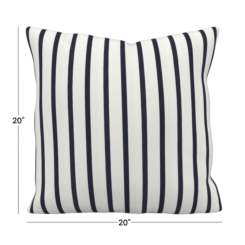 Coussin intérieur / extérieur Lani Sunbrella®, Rayure Lido