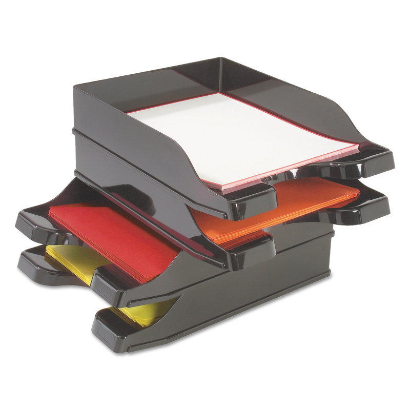 Deflect-o® Docutray® Multi-Directional Stacking Tr Plastic Stackable Paper Organizer