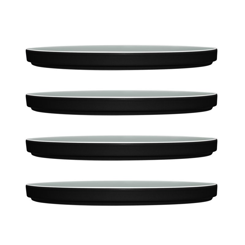 Noritake ColorTrio Set of 4 Stax Salad Plates, 7.5"