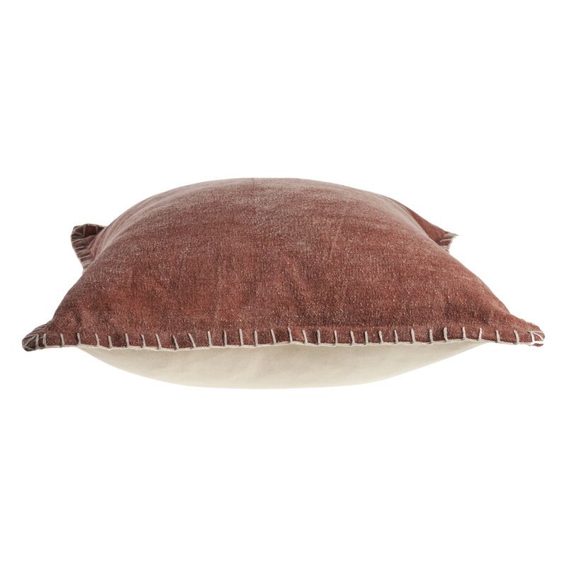 Housse de coussin Madison, 24 po x 24 po, Polyester, Potters Clay