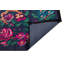 Karabag Black Pink Color Carpet Floral Design Digital Print Polyester Washable Area Rug TRKMN.55-746003929