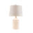 Siena Ceramic Table Lamp with Contoured Ivory Base