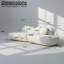 Canapé modulaire incurvé 112 po 112 po
