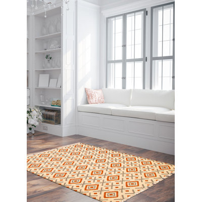 Kilim crème Ankara 5 pi 3 po x 7 pi 6 po