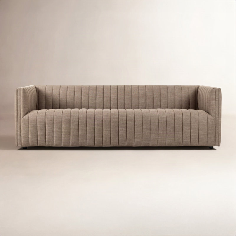Augustine Sofa, 26.5" H x 88" W x 35" D, Orly Natural