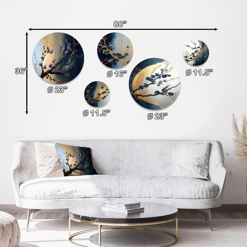 Plants & Flowers Wall Decor on Metal