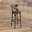 Tabouret en bois massif Damara-163497708