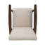 Chaise d'appoint Mid-Century moderne, fauteuil capitonné avec revêtement et structure, 1 pièce-1346308265