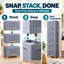 6 Drawer Stackable Drawer