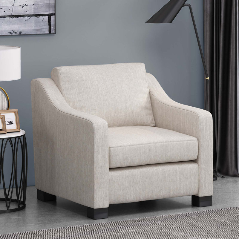 CHAISE DE CLUB MODERNE, Beige