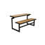 Banc convertible en acier Ashton