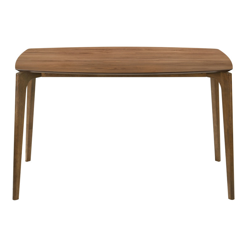 Table de salle à manger rectangulaire en bois, H 36 po x L 59 po x l 35,5 po, Brun
