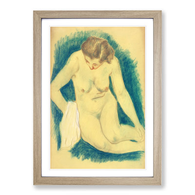 Seated Nude by Paul Gauguin - Picture Frame Painting