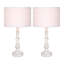 Tomisin 54.Cm White Beside Table Lamp Set