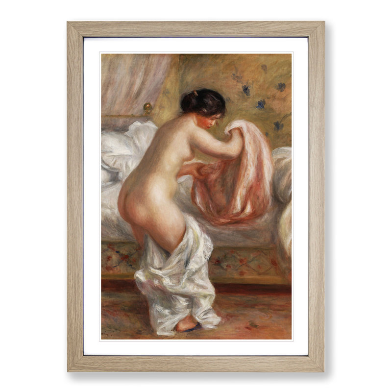 Rising - Picture Frame Graphic Art, 65cm H x 48cm W x 2cm D, Oak Framed