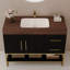 Meuble-lavabo autoportant moderne 36 po avec lavabo en céramique sans couture et plateau en pierre frittée-266220235