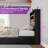 Sherell 57'' Farmhouse King Size Bed Frame with Non-Heating Fireplace&LED Light&4 Drawers,Black-2126861120-2126861123