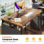 Bureau d'ordinateur de 40 po avec structure en métal, surface imperméable et sac de rangement - idéal pour le bureau-1676133839-1676133830