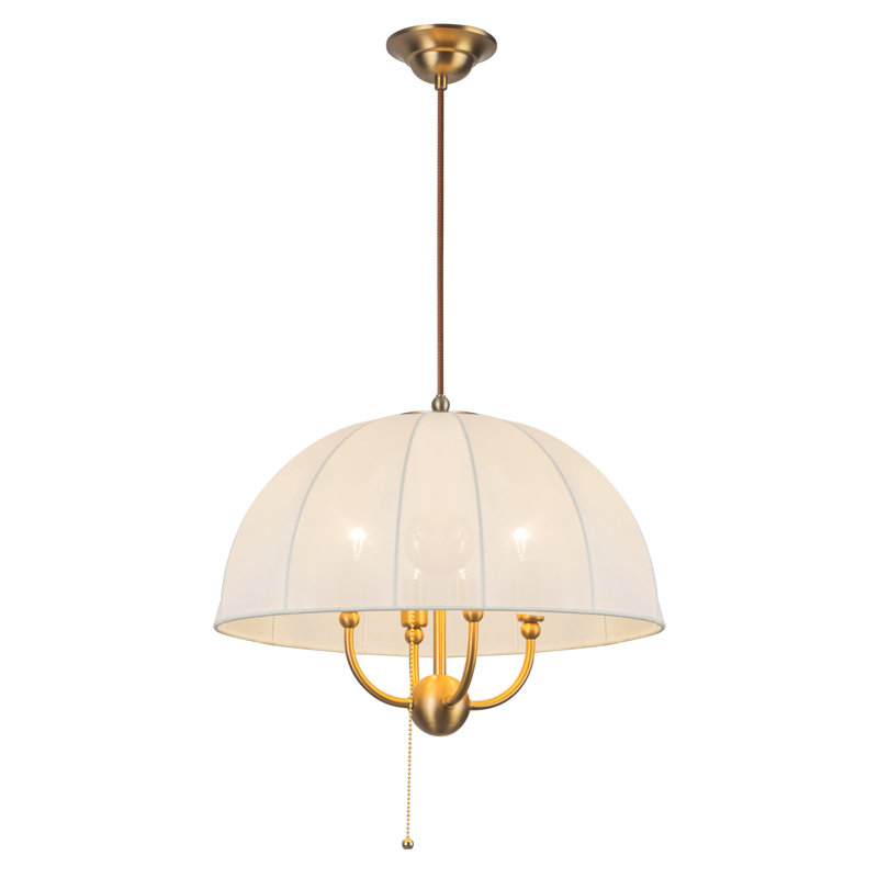 Crosby Pendant, Gold, 87.25" H x 18" W x 18" D