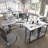 56.9" L Shaped Desk with Shelves Corner Computer Desk Large Table-1023504405