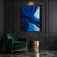 Art abstrait sur toile abstrait bleu-915278225