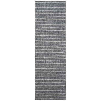 Miles Lauren Ralph Lauren Hand Woven Wool, Viscose Striped Rug