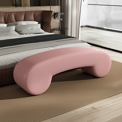 Banc rembourré en cuir Tierone Match