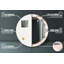 Huldar Glass Flat Wall Mirror