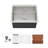 21”x19” Stainless Steel Laundry Workstation Bathroom Sink Single Basin Under-mount Stainless Steel Utility Bathroom Sink with Roll-up Drying Rack and Stainless Steel Bask Stainer and Drainer and Bottom Grid and Cutting Board