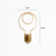 Ambient Angle LED Bulbled Bottle Inverted Shape E27 Decorative String Light