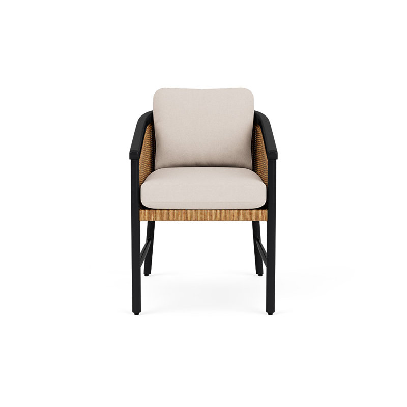 Galloway Outdoor Dining Armchair, Canvas Birds Eye