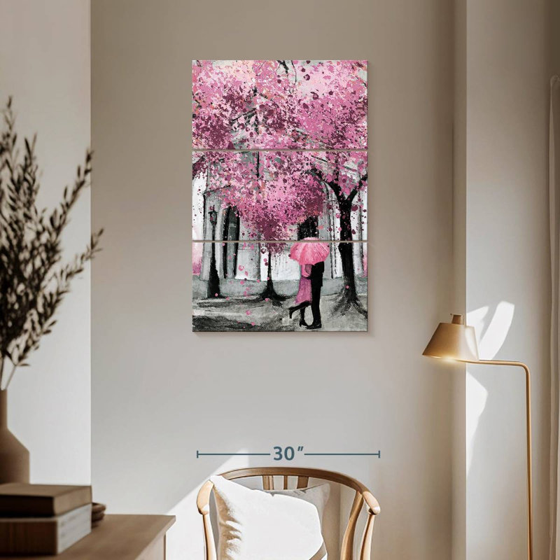 Hardie Pink Spring Paris Pop, 57" H x 36" W