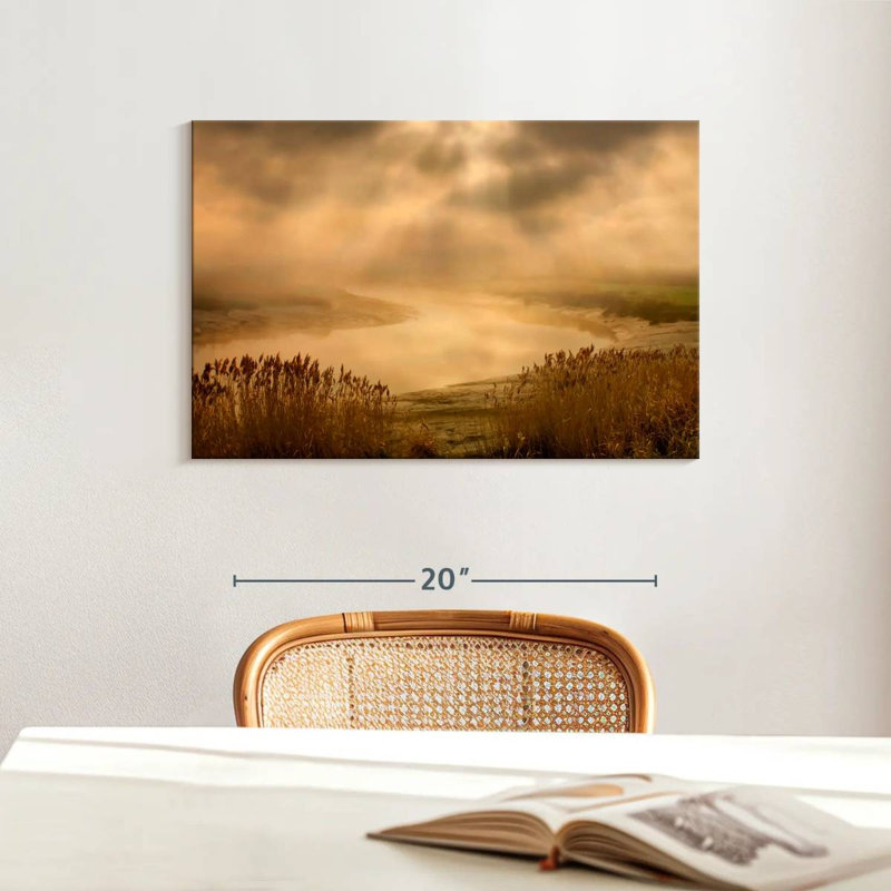 Marshland Mists, 16" H x 24" W