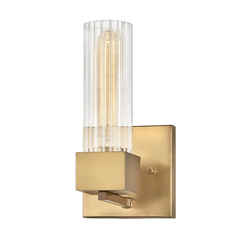 Xander 1-Light Dimmable Vanity light, Heritage Brass