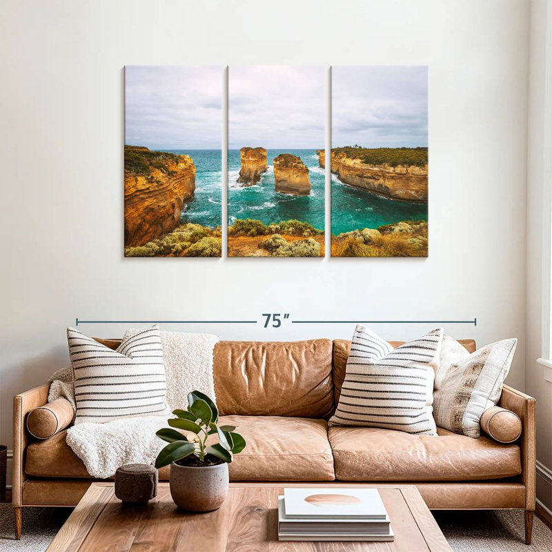 Gillard Loch Ard Gorge Cliffs, 36" H x 57" W