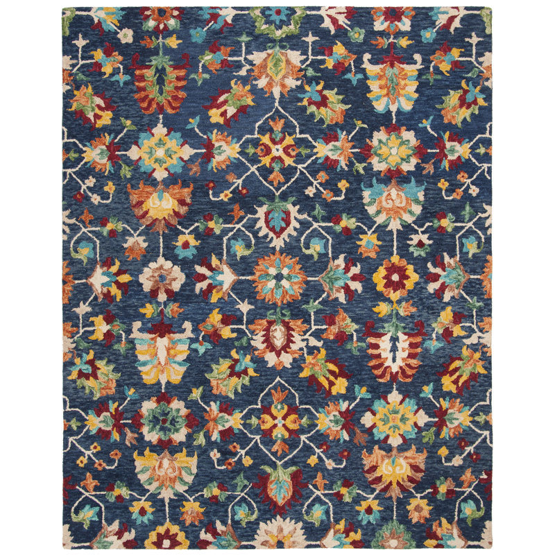 Porterfield Hand Tufted Wool Oriental Rug, Rectangle 8' x 10'