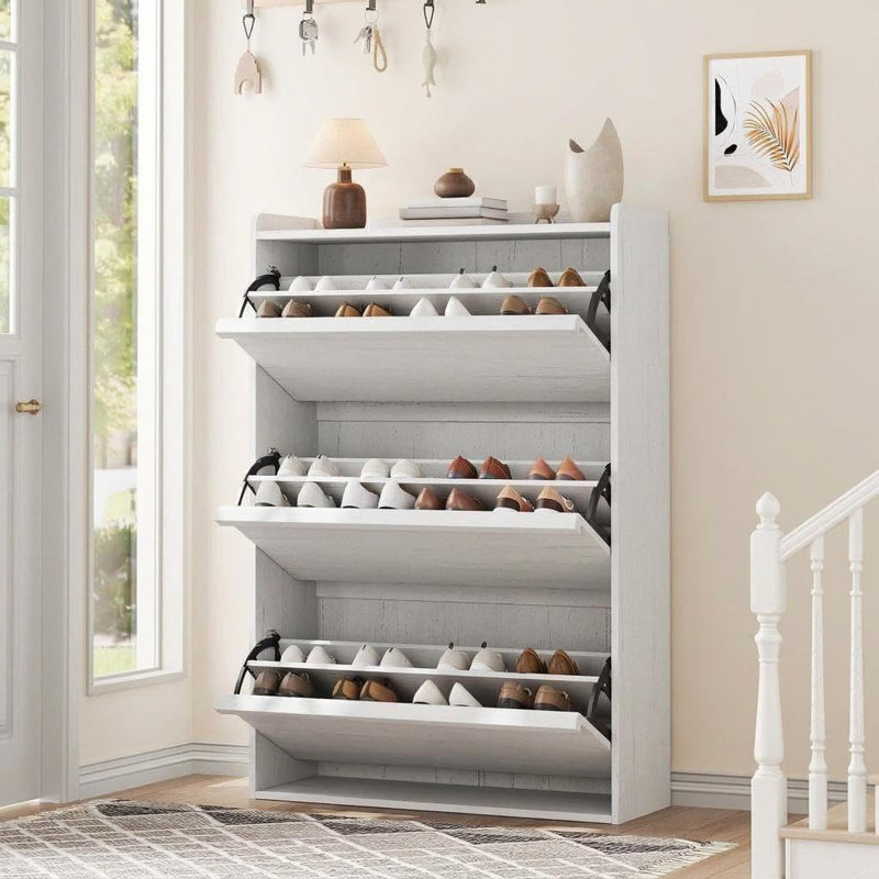 12 Pair Shoe Storage Cabinet